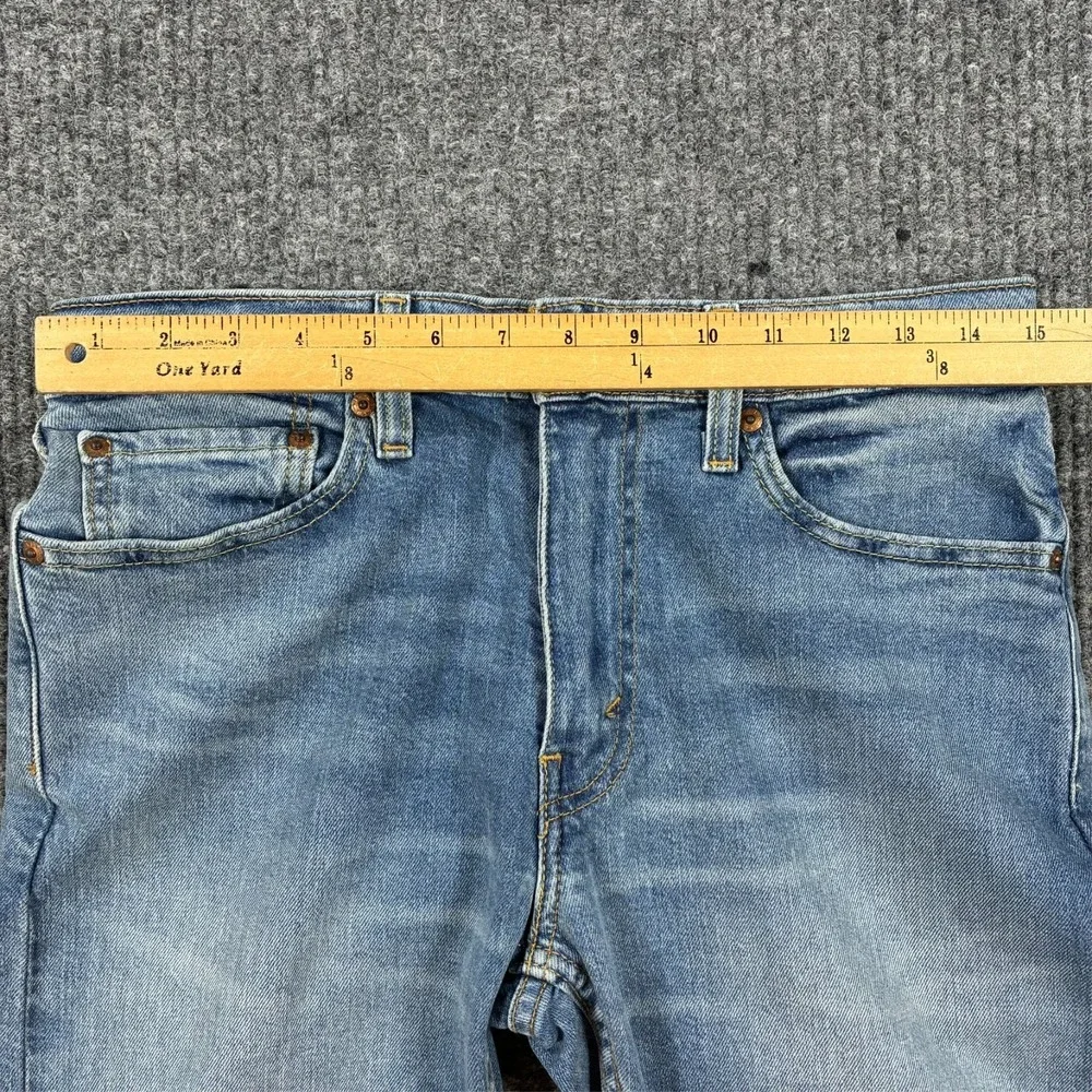 Levi's 512 Mens Slim Taper Jeans Size 31x30 Light Wash Denim Stretch Low Rise
